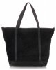 Bőr táska shopper bag Vittoria Gotti fekete V2939